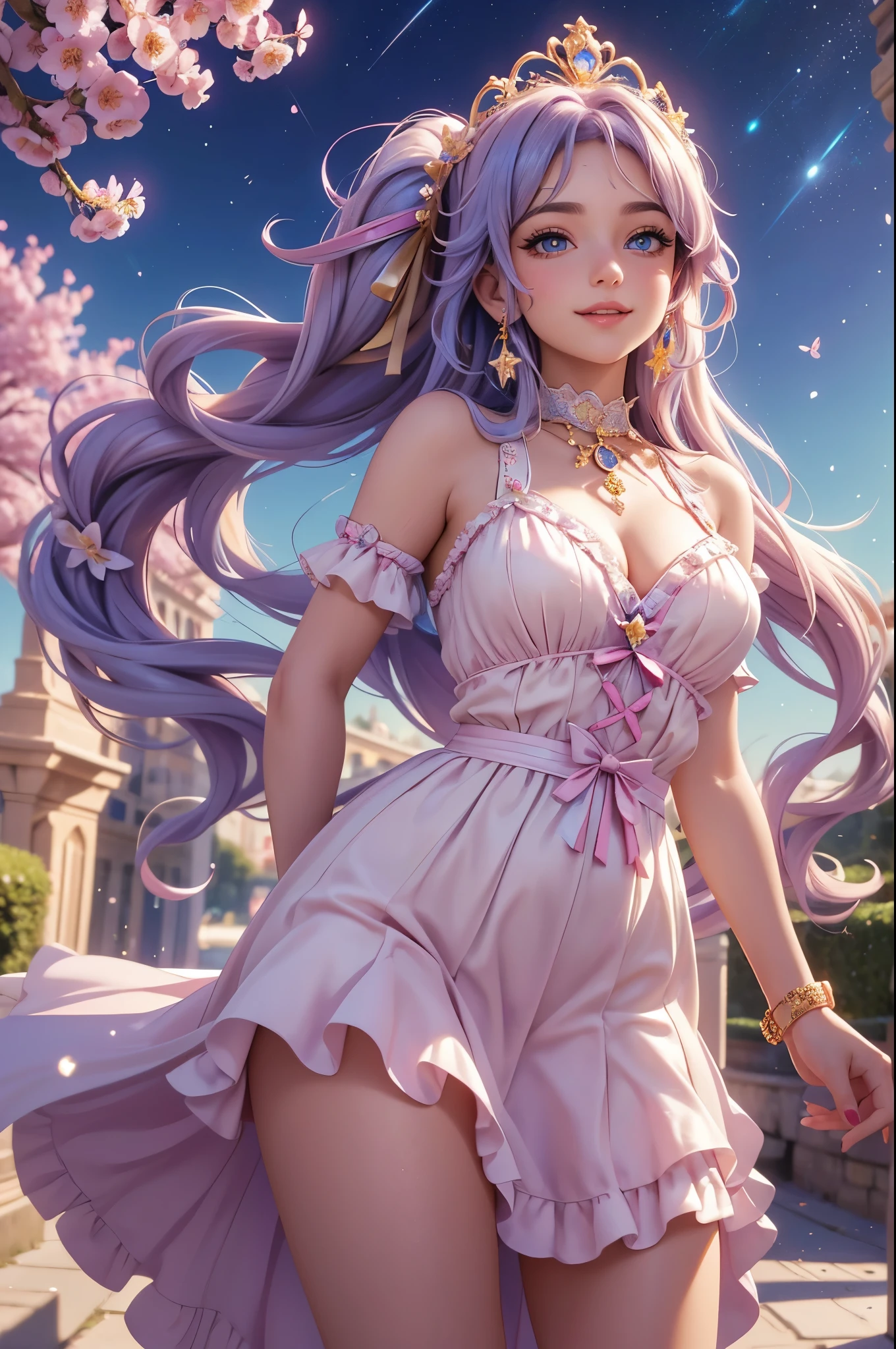 (tmasterpiece: 2.0,Best picture quality),(Ultra-fine eyes: 2.0),ph_REM,Remoud(1girll),blue hairs,独奏,eBlue eyes,x Headgear,Lace leg ornament,Bow knot,Chest 罩,stocklings,lacepantyhose,lolita,lolita shoes,full bodyesbian,Two hands,Two legs,Photo art,offcial art,maidennurse,Skysky,rays of sunshine,the trees,spray。
