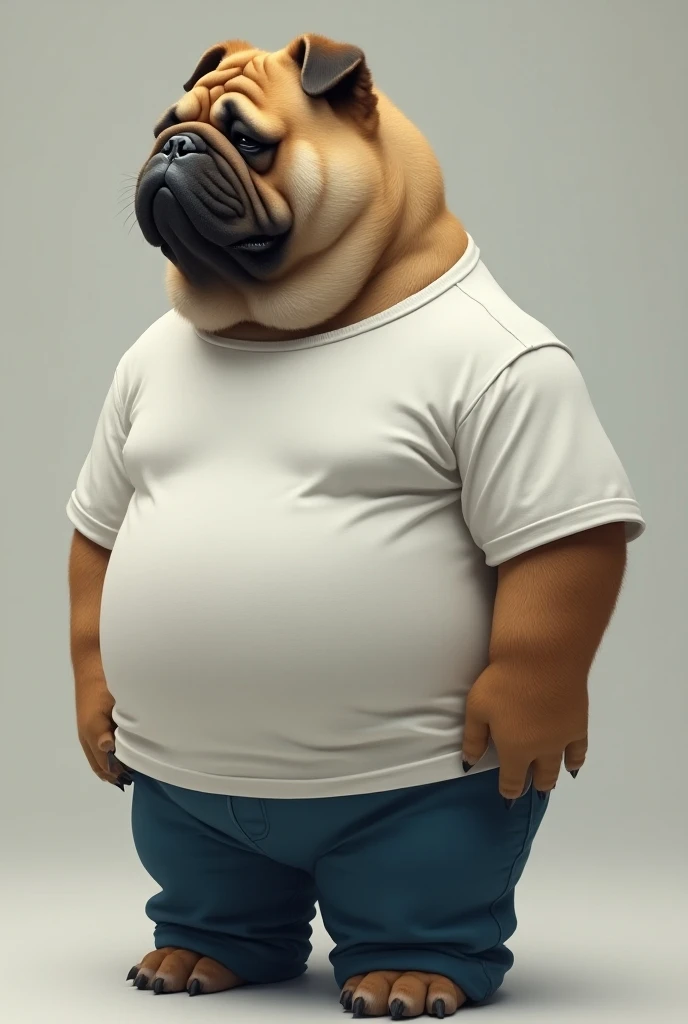 Overweight Male, Alone, Dog, Saint BERNARD, doctor, open topwear, big belly, belly, Fat, Chubby, big buttocks, Big nipples, nipples, Male mature, Old, grandfather,Old age, penis, furry, NSFW.