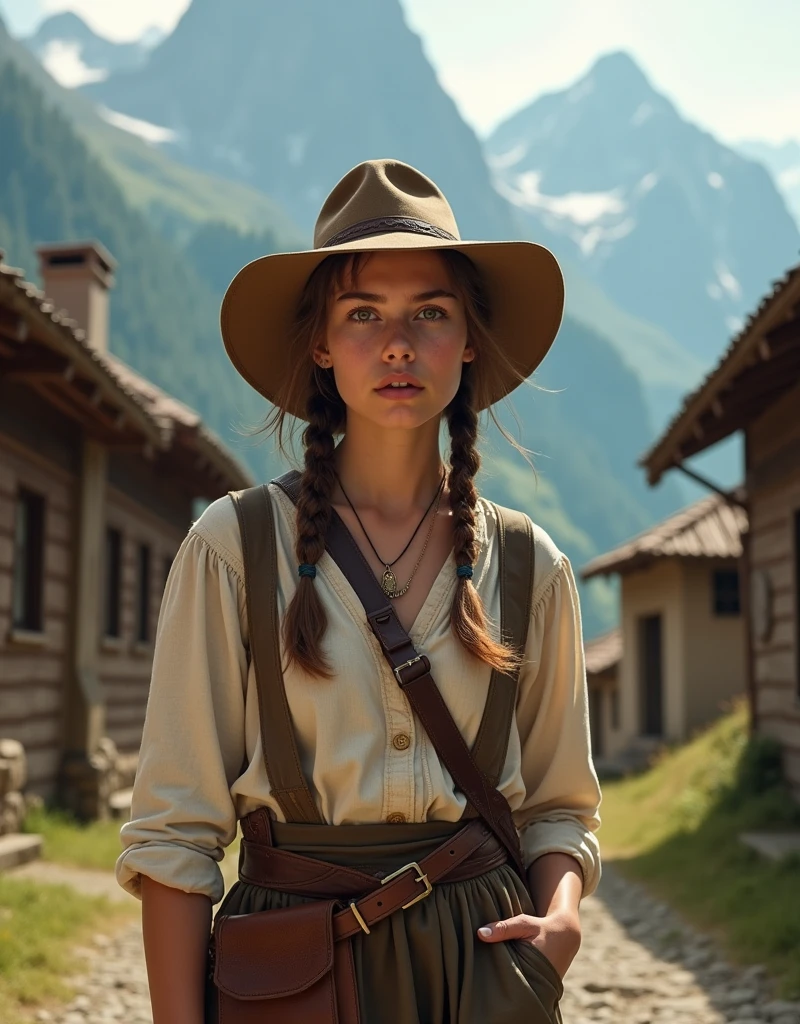 ((best quality)), ((masterpiece)), (detailed), perfect face7- Onomatopeia:"The church bell echoed across the valley, playing &#39;dong, dong, dong&#39; with each passing hour."