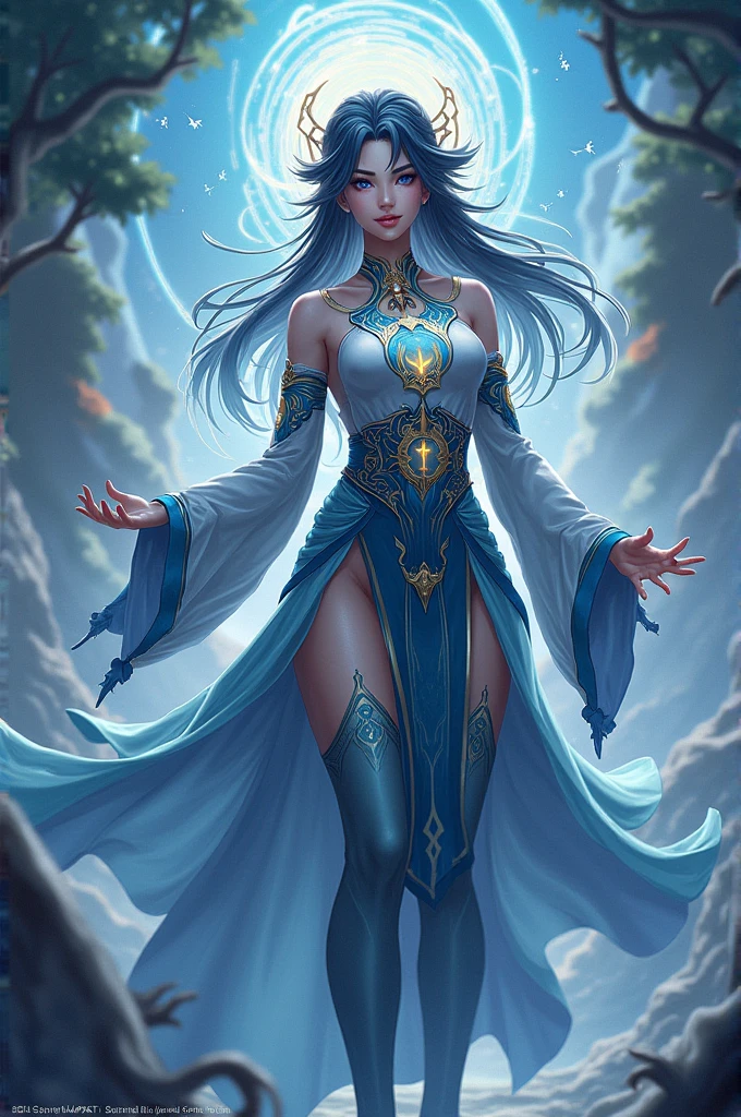 (detailed photo), (high quality), queen of elfons, mythical warrior costume, full body, Beautiful, Powerful --auto --s2