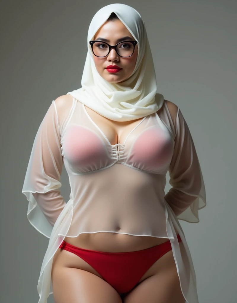 RAW photo,hazy atmosphere,35mm focal lenght,underexposed,cold,candid photograph,artistic,full body,photo of a beautiful,30yo Kurdish woman,hijab,pubes,detailed skin,fully naked,looking at viewer,chubby body,candid pose,white background,no background,blue light, film grain, kodak color, instagram LUT