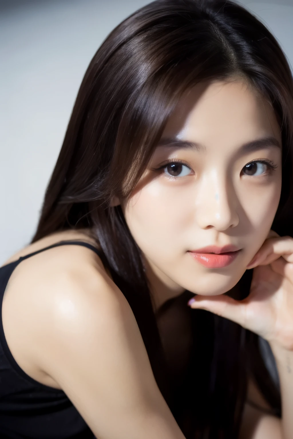 Best-quality, Masterpiece, Ultra-High-Resolution, (Photorealistic:1.4), Raw-Photo, Extremely-Details, Perfect-Anatomy,
1girl, 16-years-old, the most popular Japanese actress, in her room, portrait, (((((very completely drunk, high on illegal drugs))))),
extremely beautiful face like a most famous Japanese actress, extremely beautiful big black solid circle eyes, extremely beautiful lips, extremely beautiful black hair, extremely beautiful realistic skins,
detailed drunken face, detailed drunken eyes, detailed lips, detailed hair, detailed skins