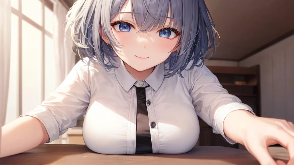 ((masterpiece, best quality)), high resolution,ultra detailed,8k,16k,detailed background, perfect lighting,detailed beautiful eyes,1girl,nsfw,embarrassed,blush,look at viewer,steam,sweat,aroused,seductive eye,(from above,from front:1.2), (pov:1.3),(close up face),portrait,fisheye lens,1boy,1penis,(oralsex),(deep fellatio:1.4),(deepthroat:1.3),:>=,(penis in mouth),hetero,fair skin,small breast,silver hair,black eyes,short curly ponytale,silver wolf \(honkai: Star Rail\),Hair Ribbon,(tiny,short body,short legs and arms,short stature:1.2),over size head
,summer,seaside beach,topless