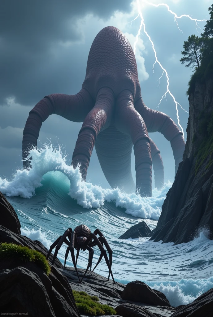 Hand shaped like a colossal squid