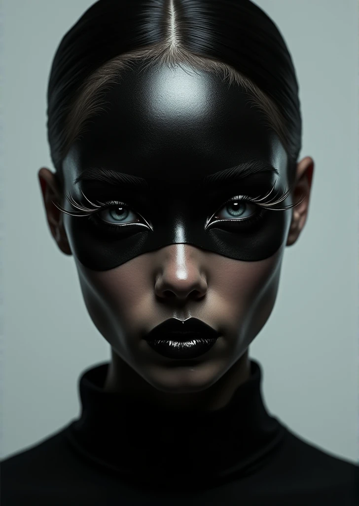 young mask man with black outfit