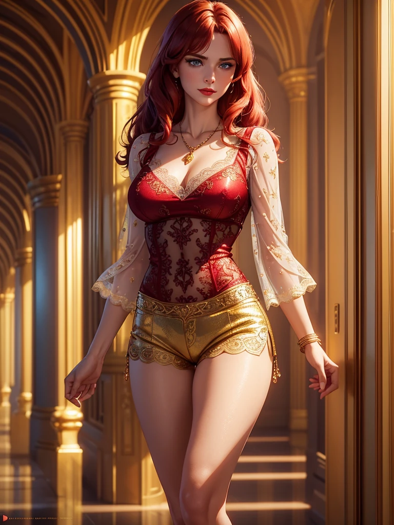 1 Girl, Blushing, white girl, (((Wet Skin)), shiny red hair, beauty, duck lips, immaculate makeup,, upturned nose, red lips, Indoors, (on_back), Crotch, Bottomless, thong, Abrola Prisoner, Torn Clothes, See-Through Bra, See-Through Panties, Metal Collar, Shackles, Slaves, Chains, Shackles, The World of Marquis de Sade, Best Quality, Masterpiece, Ultra High Res, ( photorealistic:1.4), RAW photo, nose piercing, ,, slutty face, thong, slender, mary jane watson