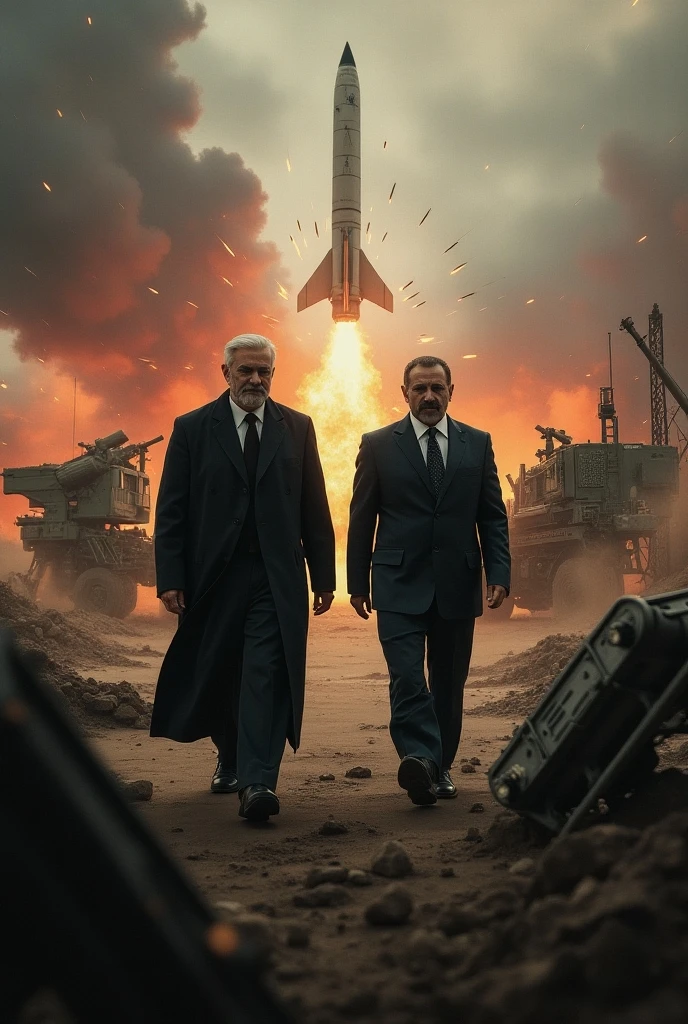 Create a cover page image for a presentation about the Second Cold War in history