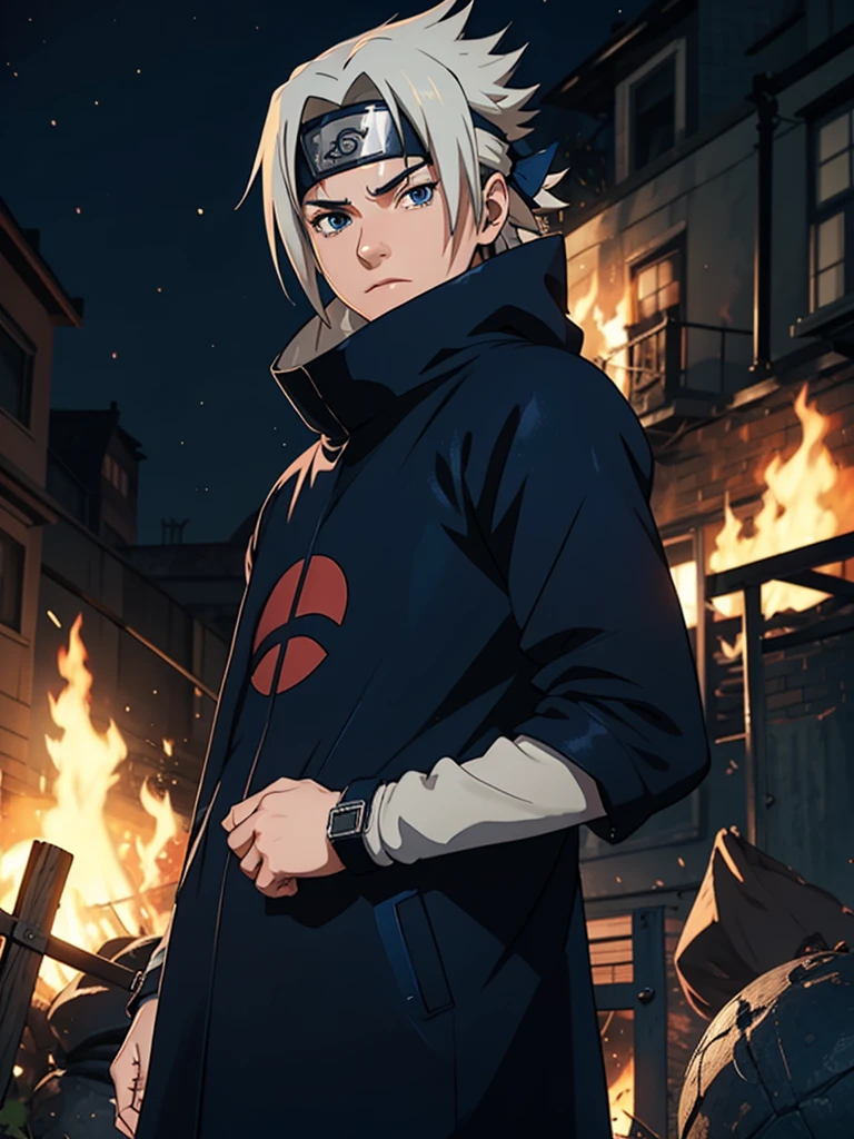 mahito de jujutsu kaisen com olhos bicolor