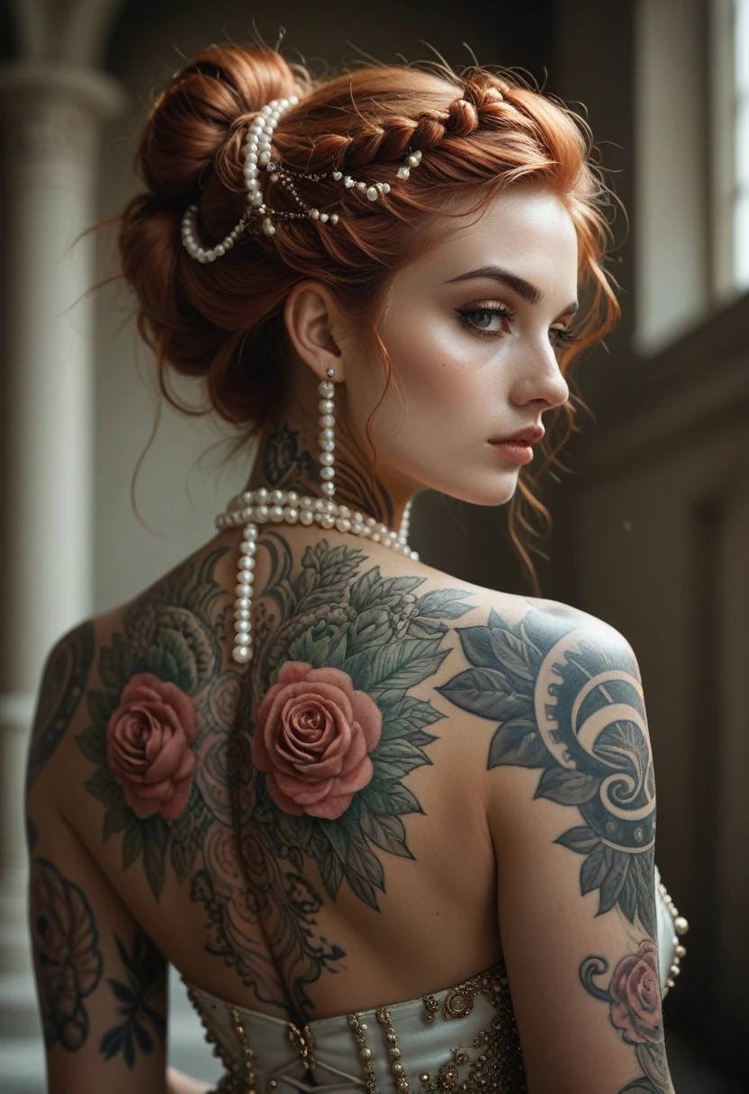 Uma esposa jovem e sexy,provocante, who likes to display, cabelos lisos,tatuagens,pele clara,