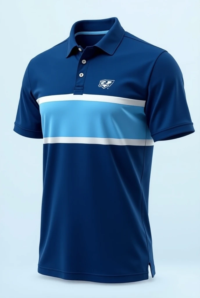 layout polo shirt front and back royal blue with white without logo