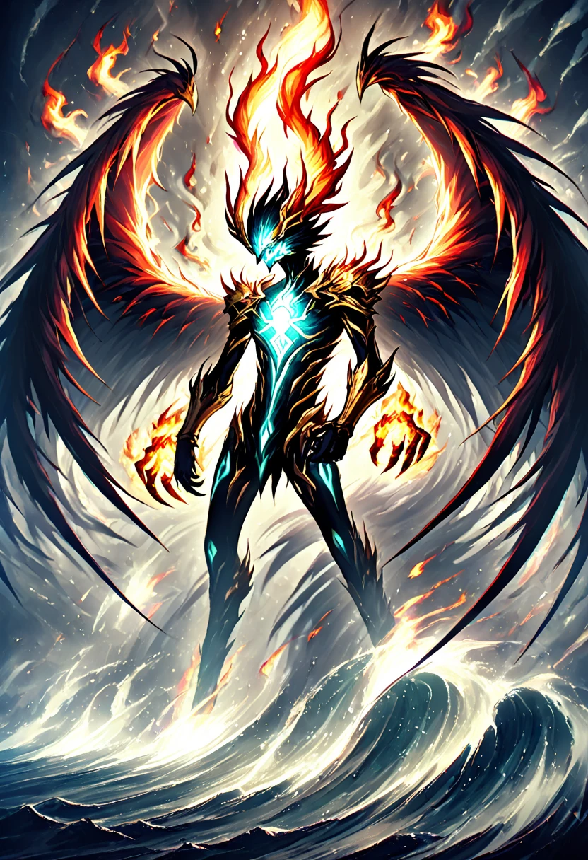 Adapting Phoenix Ikki as the sixth sword in the Bleach universe, his resurrection would be called "Resurrected Phoenix". Upon releasing his resurrection, his appearance would transform into an even more ferocious and flaming version of himself. His golden flames would expand to create giant wings of fire, allowing him to fly and increasing his speed and agility. In addition, his skill with flames would be enhanced, allowing him to launch waves of intense flames at his opponents. His attacks with his hands and feet would be enhanced with golden flames, making them even more devastating. His Zanpakutō would be replaced by a pair of flaming combat gloves, which he would use to further increase his attack power, high definition 8k