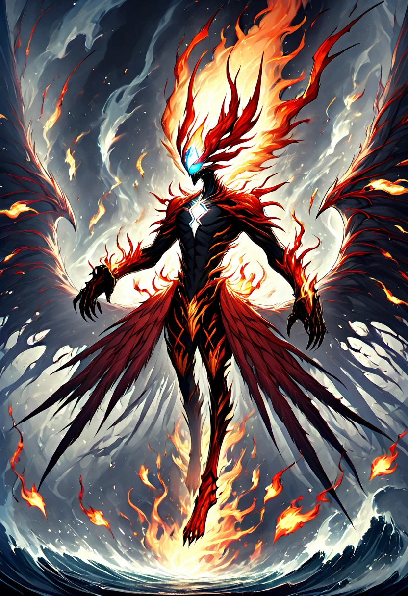 Adapting Phoenix Ikki as the sixth sword in the Bleach universe, his resurrection would be called "Resurrected Phoenix". Upon releasing his resurrection, his appearance would transform into an even more ferocious and flaming version of himself. His golden flames would expand to create giant wings of fire, allowing him to fly and increasing his speed and agility. In addition, his skill with flames would be enhanced, allowing him to launch waves of intense flames at his opponents. His attacks with his hands and feet would be enhanced with golden flames, making them even more devastating. His Zanpakutō would be replaced by a pair of flaming combat gloves, which he would use to further increase his attack power, high definition 8k