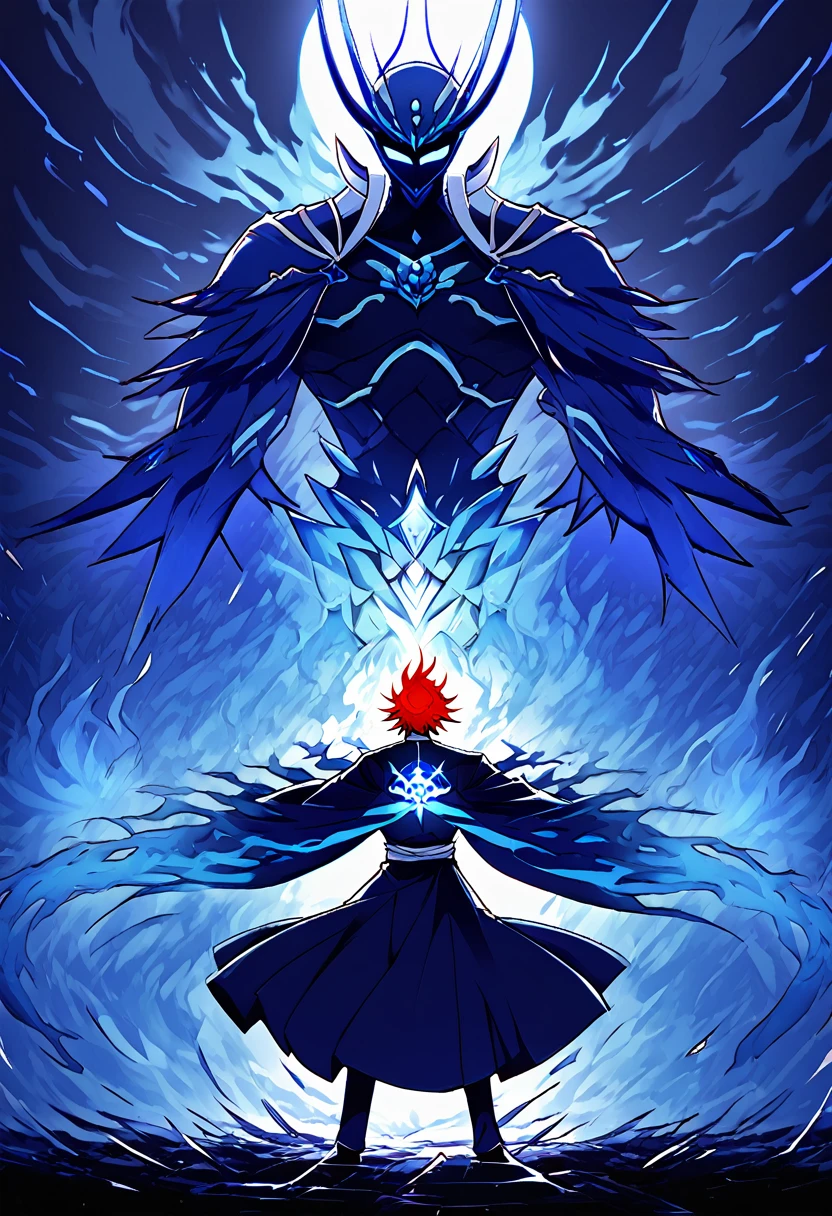 In order to adapt Iori Yagami as the fourth Espada in the Bleach universe, it would be necessary to create a resurrection for him.

Upon releasing his resurrection, Iori would transform into a figure enveloped in blue flames. His red hair would now be white and his clothes would change to a dark blue kimono with red trimmings. He would also have two fans at his waist, similar to the ones he uses in his original character. His main ability would be the ability to manipulate blue flames, which could burn everything in its path. He could also create blades of blue flames to attack his opponents and move quickly around the battlefield, leaving a trail of flames behind him.

The name of Iori Yagami's resurrection would be "Ryūjin no Honō" (Flames of the Divine Dragon), 8k high definition