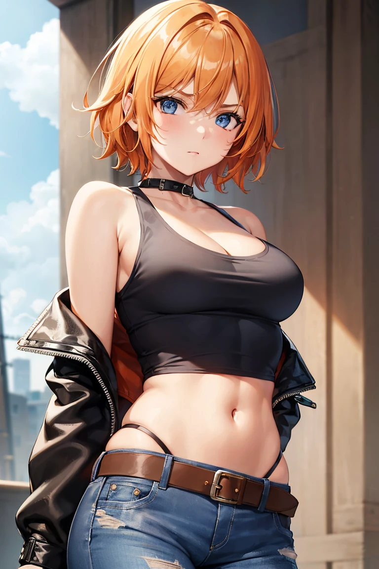 ((Marl)、inside in room、lightly dressed、Valley、full body Esbian、Beautiful legs、Hana Midorikawa、a blond、bobhair、legs crossed)、1girl in、master piece、japanaese girl、absurderes、hight resolution、ultra-detailliert、depth of fields、masterpiece、extremely details CG、3D Photography、3D background、Unity、8K、Hi-Res、top-quality、shadowy、foco nítido、pale-skinned、A detailed eye、blurry backround、dynamic ungle、Exaggeration of gloss、best super feat、a closed mouth、Look at viewers、cute smile face、Red cheeks、Portrait of a beautiful woman who admires Akira Hiramoto、superclear
