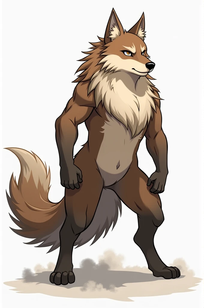 wolf furry guy naked muscular