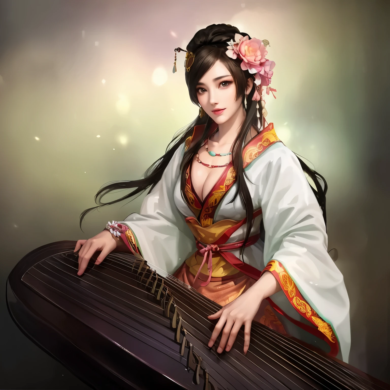  beautiful woman, Three Kingdoms background costume