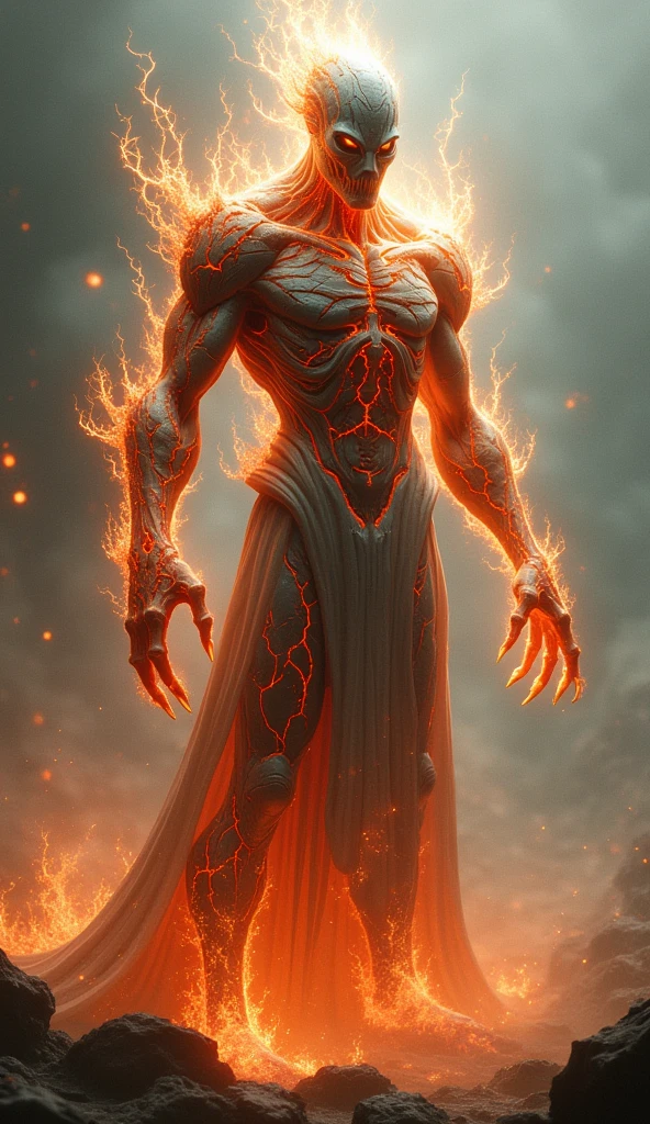 Top quality, Photorealistic, (((16k))), High Definition, Unity 8K wallpaper, high res, ultra sharp, masterpiece, ((masterpiece)), best quality, expressive eyes, perfect face, Super eyes, masterpiece, highly detailed exquisite character art, epic fantasy digital art style, detailed digital 3D fantasy art, (((Natural Lighting))) (((Portrait))) (((extreme long-shot))) ultra-realistic, god of tentacles, sexy tentacles, tentacle humanoid man, humanoid bodybuilder, pecs, glowing, god rays, wet, coiled, forced, entangled, (((orange neon skin))), blood red slimy tentacles, lava, liquid lava wet, monsters,