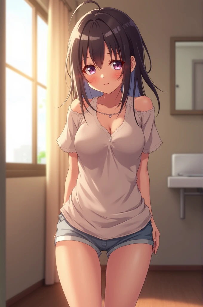 Anime woman poops diaper