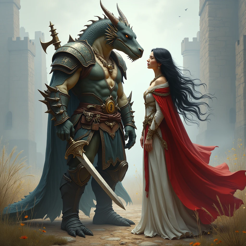 medium close up shot, faceless male, ((correct anatomy)), sad, side view, medieval barn, holding penis, High Dynamic Range, cinematic shot, (((day))), small female, big feral, big male, (ultra detailed), a beautiful and detailed full size portrait of a female anthro human (human in princess dress) (((khls woman))) getting handjob by a big red dragon, scalie, beast, standing, ears, after cum, cum in body, glowing eyes, reptile penetrating human, dominating male, nipples, smaller female, anthro on human, non-mammal breasts, big body, sexy body, goddess, wide hips, kenket, Ross Tran,ruan jia, trending on artstation,foxovh, cenematic lighting, detailed background, detailed eye, big penis, big balls, big_dom_small_sub, blowjob, full body,