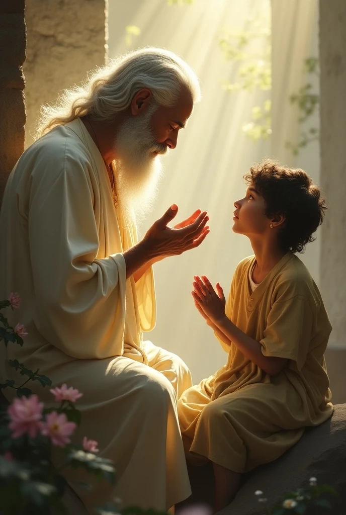 Create an image of God and Jesus in the church