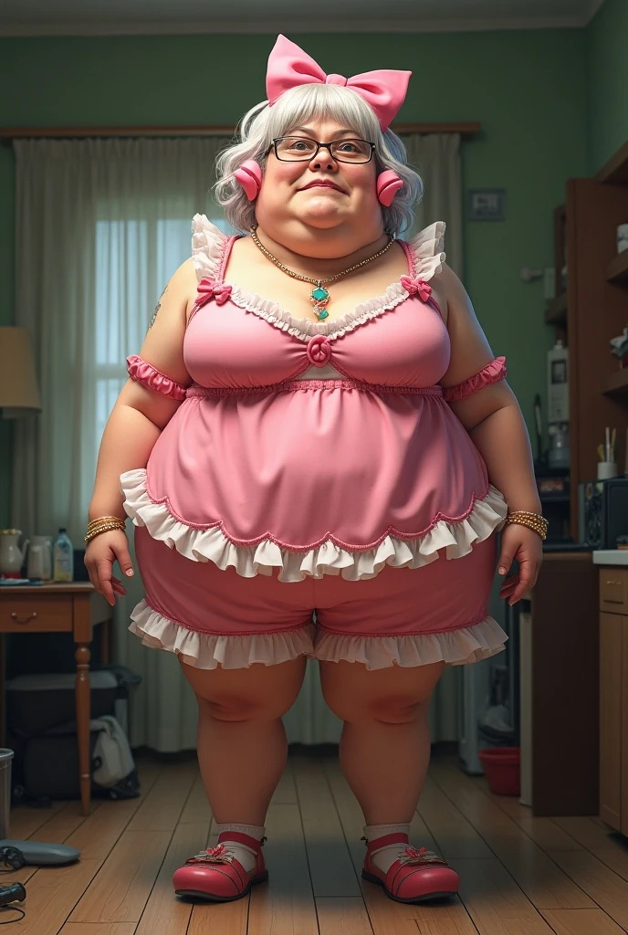 A clown bimbo turn a little boy into a plus sized fat plump thick inflatable feminine looking boy blowup sex doll, sitting on Park bench, wearing skintight latex skinsuit, long hair tied back into twin ponytails, big fat rounded silicone filled erect nipples, big fat plump rounded bubble butt, stretched outward silicone filled bimbo lips, they’re skin looking like rubber, outdoors, soft lighting, sexdolls in background, window with sunlight, cozy room, relaxed pose, semi-realistic, intricate details, warm colors,