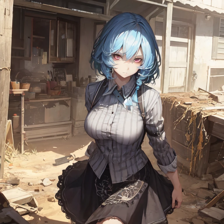 masterpiece, best quality, photorealistic, 3D, shiny_skin, shiny_hair, dynamic angle, Core shadow, beautiful detailed glow, light particles, HDR, Rembrandt lighting, colorful refraction, lens flare, bloom,
film Reflection, colorful refraction, chromatic aberration, light diffusion, public indecency, cowboy shot, deep meaning, physically-based rendering, bright, vibrant, intricate, particles, light rays,
1girl, smile, crown braid, streaked hair, tiara, solo, (monsters in background:1.2), red eyes, blue eyes, red hair, blue hair, straight hair, long hair,
(waitress), (maid apron), cleavage, gloves,
<lora:femaleAlearFireEmblem_v10:0.7>
