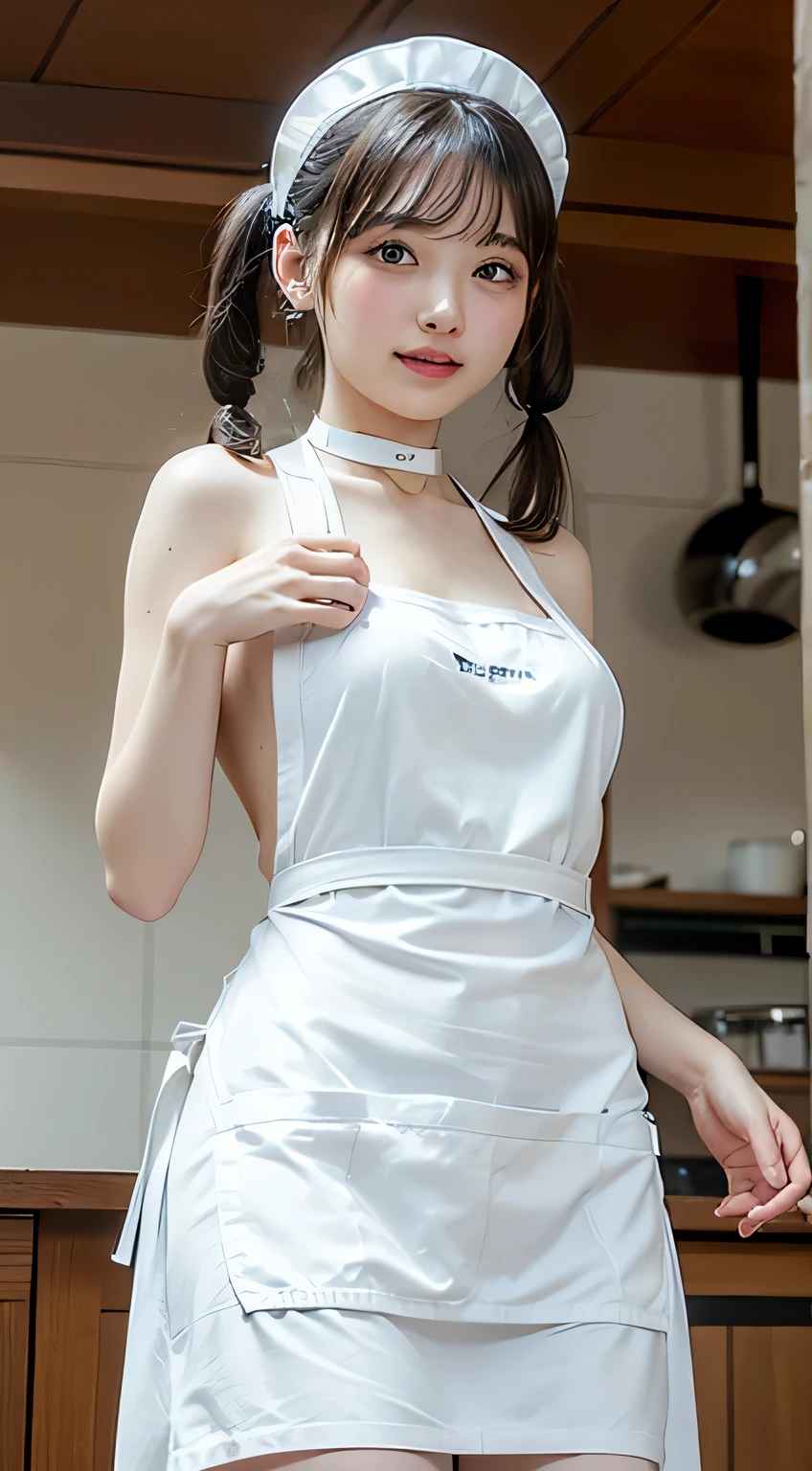 NSFW、胸チラ、(Her AAA cup bust is visible.、 slip out、No apron on、I can see your flat, firm chest:1.2)、Not wearing panties、I can see her 、((Low angle shot from below)))), (((Lift up your skirt and show your crotch to the camera)) ), Very slim, Super be familiar with, masterpiece, Highest quality, ultra High resolution, 8K, High resolution, Realistic live-action, Anatomically perfect body proportions, Nikon Z9 80mm Lens, be familiar with、 (((Please lift your skirt and show your pussy to the camera.))),A neat and clean female college student、 people々、((Naked and wearing only a white apron、Naked sexy white apron))、Outside the stadium、(Became a slime、Little tit、flat 、Little tit)、Photorealistic、be familiar with, Skin Texture, 超be familiar withな、Delicate and sexy collarbone、Laughter、超be familiar withな顔、be familiar withな唇、be familiar with eye、double eyelid、sit cross-legged、Please bend your knees、Squat、I can see her pussy through her skirt、