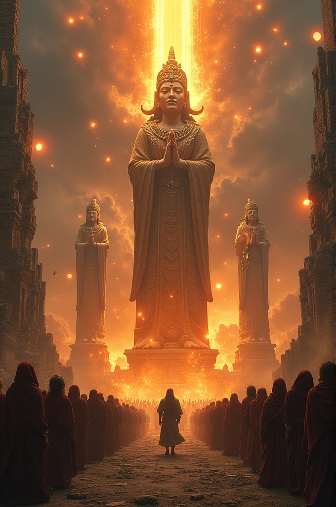 Buddha vs. witch doctor, Buddha is above the demons