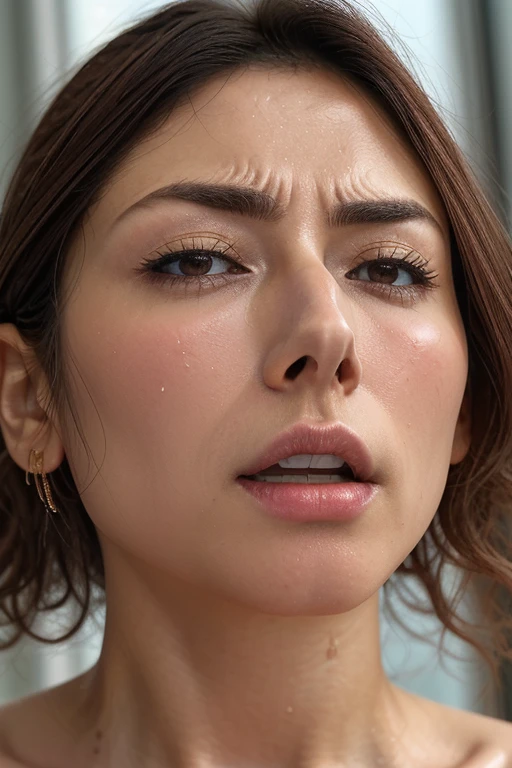 1 girl,pieces fly,,award winning photos, very detailed, Close ~ eyes、bring the eyes into sharp focus, nose and mouth,face focus, super close up of face、 35 years old,black hair、symmetrical face,realistic nostrils、angle from below、Elongated C-shaped nostril NSFW,(sharp nose)skin shining with sweat、shiny skin,(wrinkles between eyebrows))(cum on tongue)、deep kiss、((thin eyebrows))oily skin、Shiny radiant skin、double eyelid、wet and shiny tongue、Beautiful face woman with wet tongue full of foam、Beautiful woman、medium hair,shortcut、(Winter Street、long coat、sweater、scarf)、You can see the night sky、Shibuya Center Street at night、natural makeup、(o-face)(painful face)、I can't breathe、suffocating expression、frowning、((Wrinkles between the eyebrows))(Eyes moistened with tears)((sweat))、Skin shiny with sweat, grimacing expression:1.4,