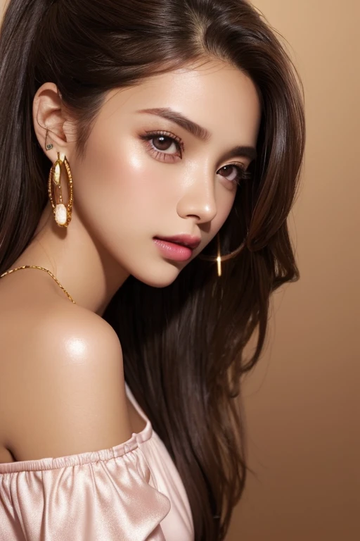 Super fit background, high detail, high quality, human ears