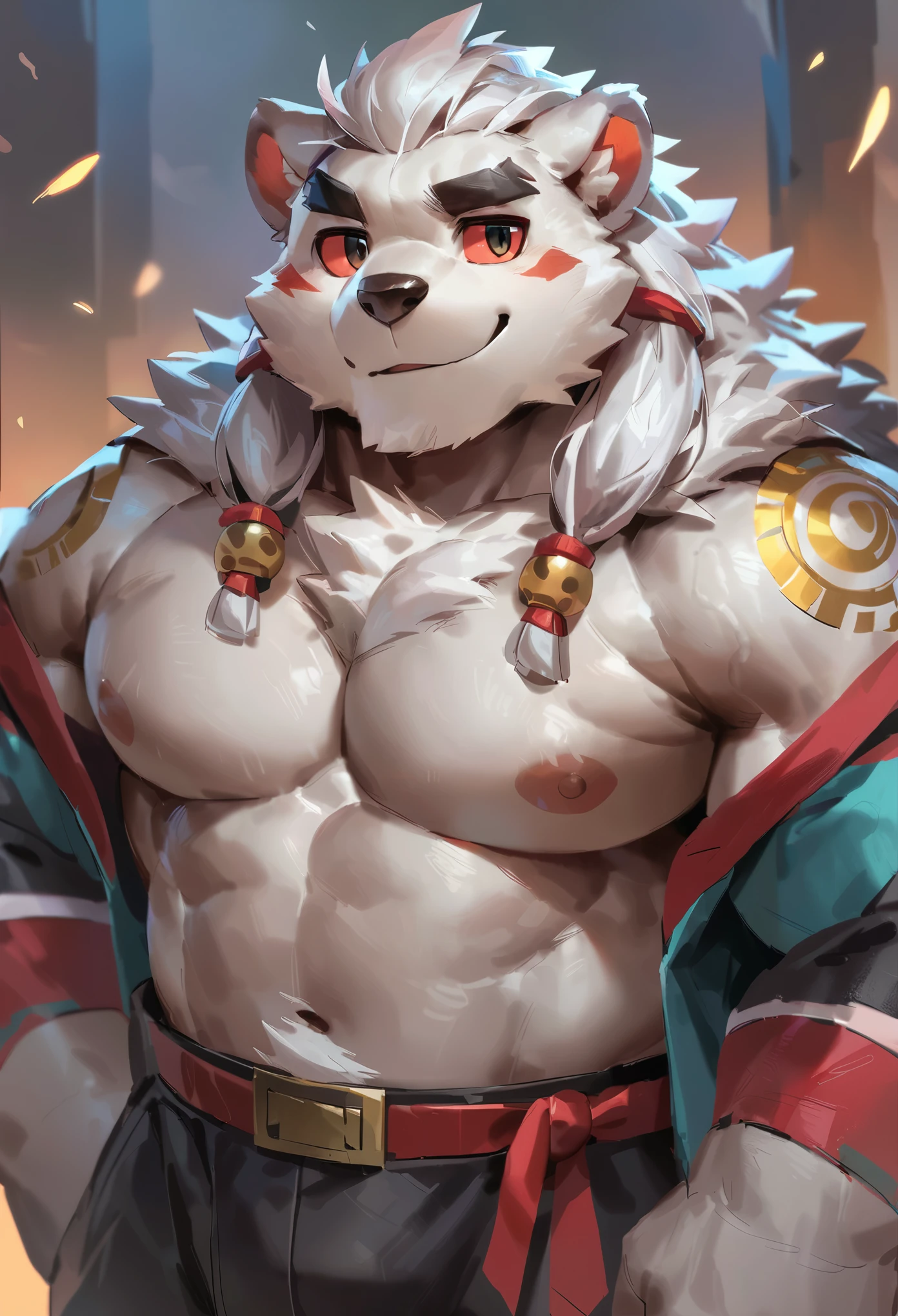 (By Bebebebebe), (by Dangpa), ((by K0BIT0WANI)), (best quality), (masterpiece),(perfect anatomy), (detailed picture),(beefy), chubby, (moobs), (young), (detailed eyes), nasty, overweight, (mischievous), (plump), ((by chunie)), (handsome), sweaty, (curvy), (by vorusuarts),  (by quanjiang), (by darkgem), (thick), (wolf)