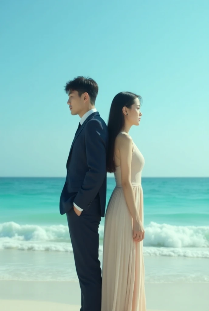 Two people holding hands walking in the water, on the ocean water, dans la mer, standing on water, On the beach, In the sea, in lake, 漫步in beach上, dans la mer, 站in beach上, in beach, husband and wife, On the beach上, standing in shallow water, in beach上跳舞, Pose 1 / 1 6