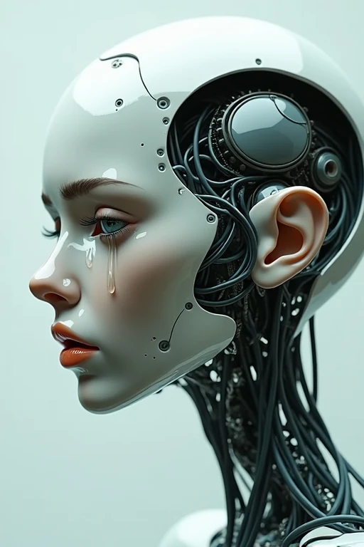 The epic medium shot from best movie - [ the anatomical cyborg : (the screaming baby:1.3) : 7 ], long wet hairstyle, 64k, high resolution, perfect octane render red atmosphere, the picture was taken on Canon EOS500D, (art by giger style:1.1)