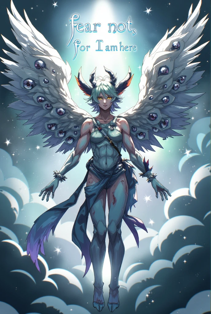 (masterpiece), (best quality:1.4), absurdres, [:intricate details:0.2], angel, angel wings, milky way, sky, shimmering aura, intense focus, crackling energy, mysterious symbols, sparkling motes, nsfw