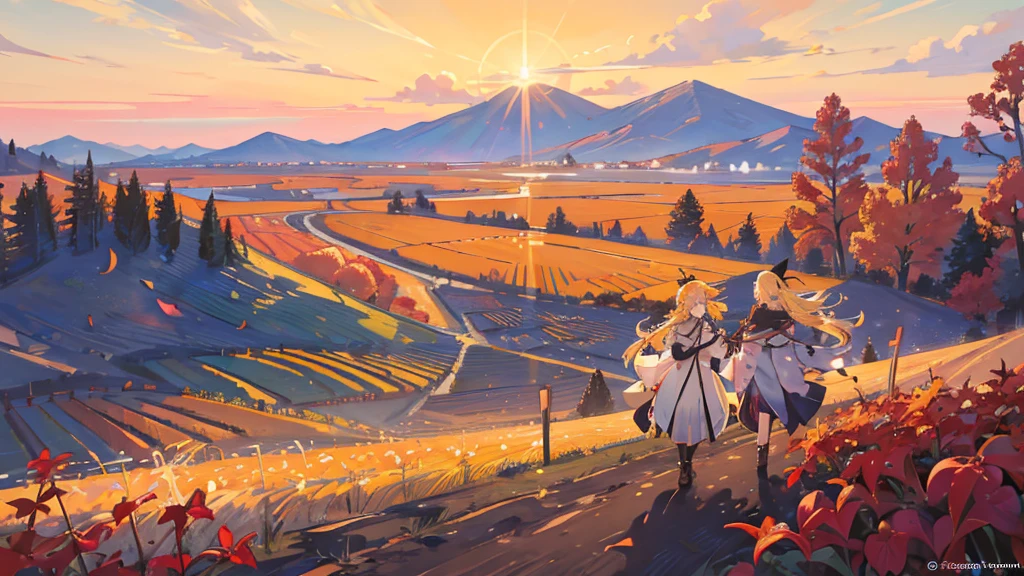 (masterpiece:1.2), Best Quality,Pixiv,  High Resolution , Super detailed, Depicting only landscapes without people （1.7）No humans appear,Humans not included,
Autumn field、Pumpkin field 、 there are pumpkins all over、Japanese rural landscape
Morisora 、The beautiful light of the Spirit Sunset shines in 、 leaves, natural beauty, magical light effects, mysterious atmosphere, shadow composition, otherworldly experience