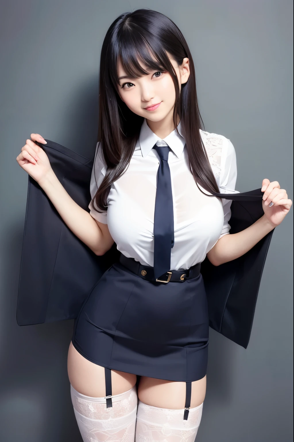 ulzzang -6500-v1.1, (Raw photo:1.2), (Photorealistic:1.4), Beautiful detailed girl, Very detailed eyes and face, Beautiful detailed eyes, Ridiculous, Incredibly ridiculous, Huge file size, super detailed, High resolution, Very detailed, Best Quality, masutepiece, Kemomimi, (((JK school uniform)), Illustration, Very detailed, nffsw, unified, 8K Wallpaper, amazing, Fine details, masutepiece, Best Quality, Highly detailed ticker uniform 8k wallpaper, Light on Face, Cinematic lighting, 1girl in, , ((No bra)), ()), ((Dynamic Pose)), (Camel toe), (half), (pantyhose)