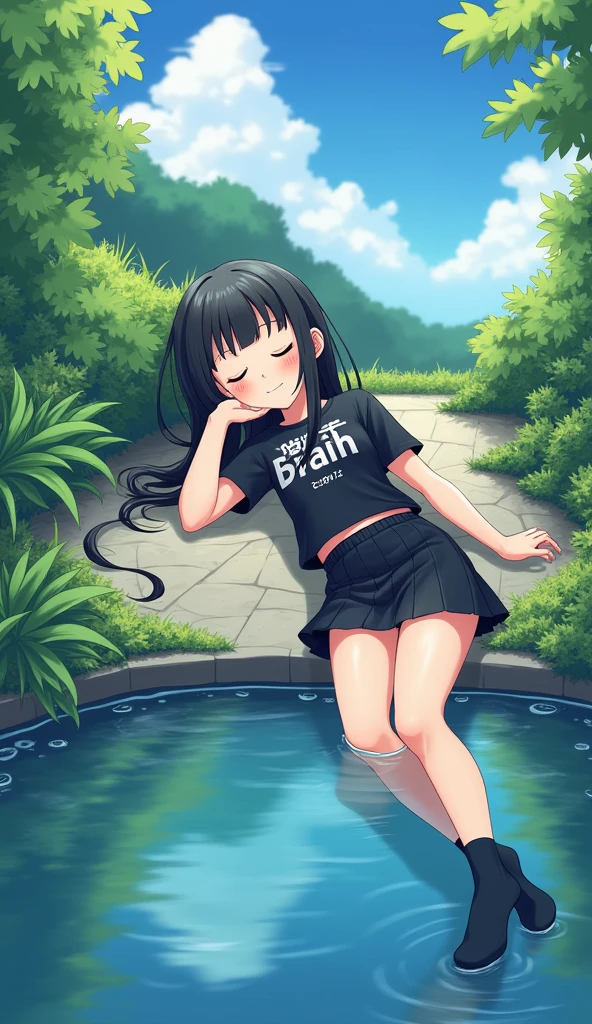 (vulgar),Swim shirt,sexual addiction girl,after sex,orgasm,pussy juice,Swiming pool,gonzo pornography