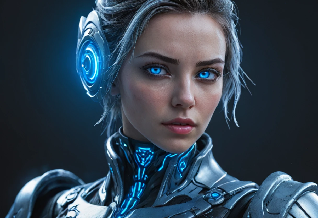 FACE WOMAN powerful armor, sharp look,
Frost, Calls, perfect details, (Best Quality, 4k,
High resolution, masterpiece:1.2), ultra detailed,
realist:
1.37, HDR, studio lighting, vivid colors, (cyberpunk,
Futuristic) style, lcy Blue Color Scheme, dynamic
lighting. MOD ULTRA FACE 8k laser eyes