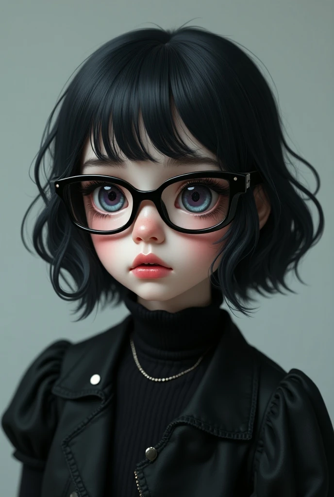Spawns a girl with short black hair, glasses, short, without panties and without pants