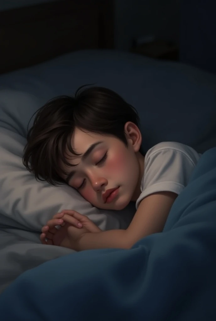 (((Masterpiece))), (((Best Quality: 1.4))), ((Super Detail: 1.4)) , a boy dreaming while sleeping. ultra High resolutions