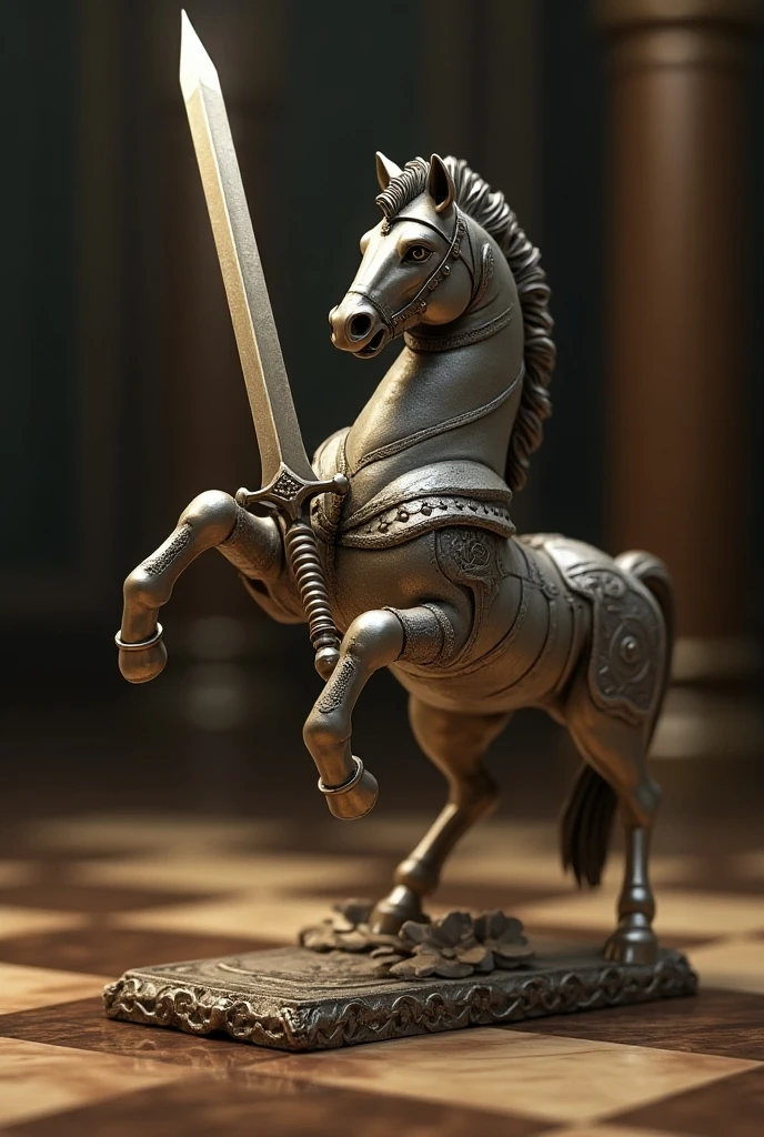 (4k, HD, masterpiece, best quality, ultra detailed, highest quality, clear, smooth, best lighting, best textures, detailed anatomy, highres), full-length portrait,Science fiction,((horse)),((feral)),tongue,(seductive:1.3),high detail,blue robot eyes,black skin,Synthetic leather,looking at viewer,back view,caniepenis,bulge