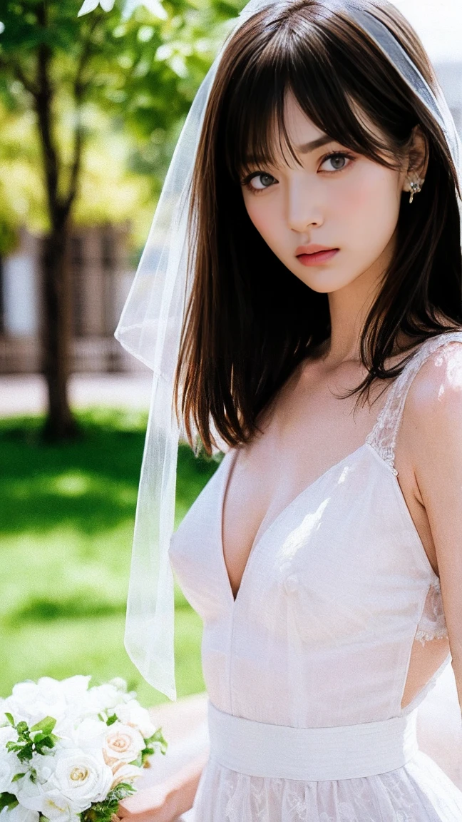 (RAW shooting:1.5, Photorealistic:1.5, 8k, Highest quality, masterpiece, Ultra-high resolution), Perfect dynamic composition, Highly detailed skin and facial textures:1.3, Japan&#39;Edo Period, Castle attic, 1 girl, Cute and sexy 17 year old slim kunoichi, Fair skin, (Huge exploding breasts:1.1, Don&#39;t show areola:1.0, Big breast gap:1.0), (Embarrassed smile:0.9, Her facial expression when she felt intense caressing, Facial expressions when feeling happy), (A kunoichi&#39;s costume is heavily torn:1.2), (Beautiful Blue Eyes, Beautiful erotic eyes:0.85), Sexy Face:0.4, Professional camera work, (Too erotic:0.9, Fascinating:0.9), ((Constraints:1.5, Lots of chains:1.5, Countless chains tangled in clothes:1.5, Chain your right arm:1.5, Chain the left arm:1.5, The right foot is bound with shackles and chains:1.5, The left leg is bound with shackles and chains:1.5))
