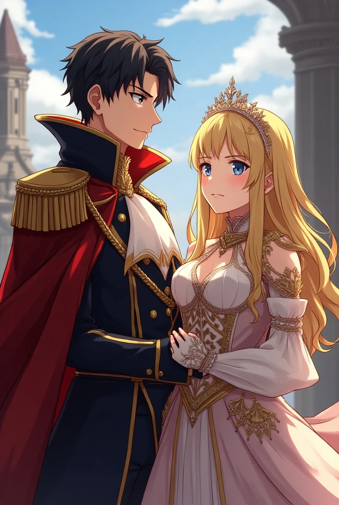 princess and warrior fantasy manhwa cover
