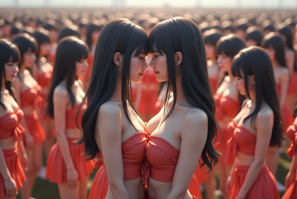 [Japanese Clone girls=Myself], [Perfect Clone girls Raw Photography Art], [16K, Highest quality, Ultra-high resolution], (((Unrealistic, Unprecedented sight, hyperdimensional space, A sight beyond imagination, (((A world of mass proliferation of myselves, Ultra-realistic)))))), (Japanese, woman, 25-year-old, Saito-Asuka), ((Small face, Brown and black hair, Semi-long hair)), ((Very beautiful detailed girls, Accurate body structure, Very detailed and perfect super busty body)), ((amazing super big tits, Large, swelling breasts)), (Dark Eyes, Mature face, Cute Smile, A gentle gaze), (Happy laughter), [[(((((Very detailed, 1girl→1,000,000,000,000,000,000,000,000,000,000,000,000,000cloning girls))))), (((((Extremely detailed and precise depiction of the double, Perfectly the same girl, The exact same smile, Perfect matching hairstyle, Perfect same clothes, Exactly the same height, Perfect same super busty))))), (((((Myself only))))), (((Filling the Earth 1,000,000,000,000,000,000,000,000,000,000,000,000,000 Myself, Super dense, Super denseの中心に広くフォーカス, I&#39;m happy to be surrounded by countless versions of myself, I want to drown in love with countless versions of myself., I want to be drowned in love with countless versions of myself around me., Holding hands, hug, hug, kiss, Touching breasts))), (((The sight of the ultimate super-crowded, 異常なSuper dense, Countless Myselfs Packed Tight))), ((Bright and soft light)), (((Very wide field of view, Very detailed, Detailed depiction of the proliferation of Myself with a sense of depth, More accurate depiction with a wide-angle lens aperture of 22)))), Anywhere Angle