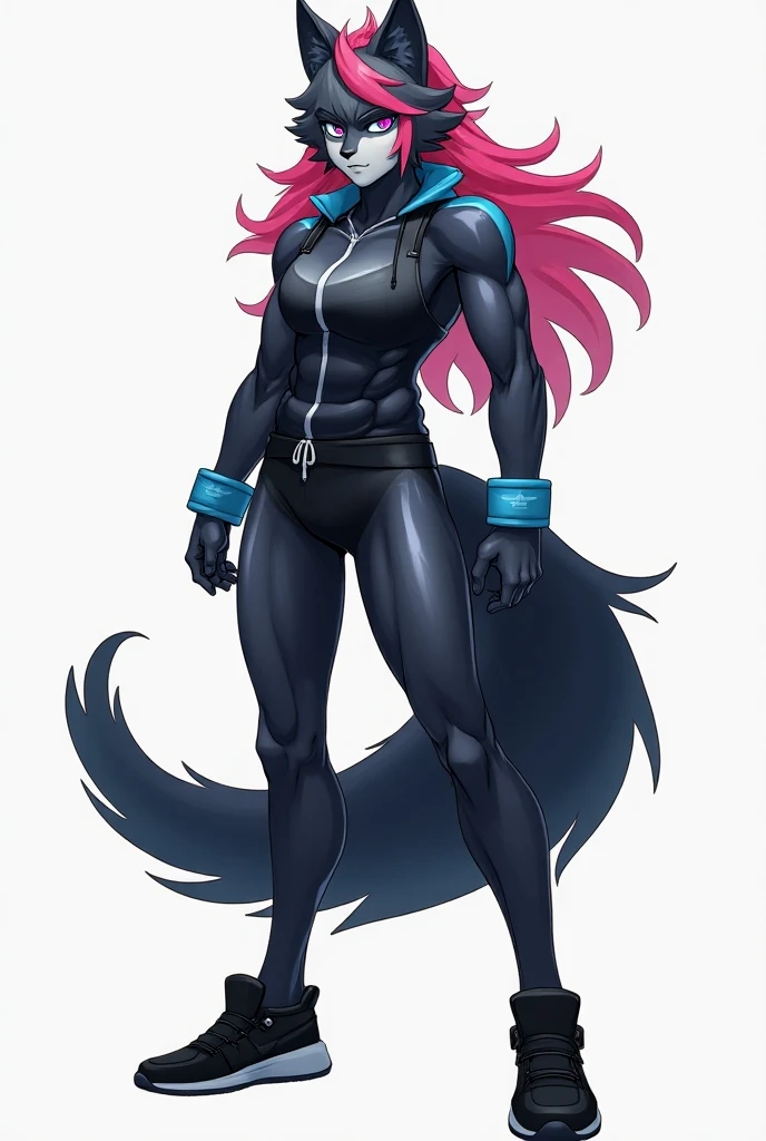 blueskin hench undyne the undying crouch low dip low twerking showcasing her low drop flex theighs glutes a sniper rifle like a pole