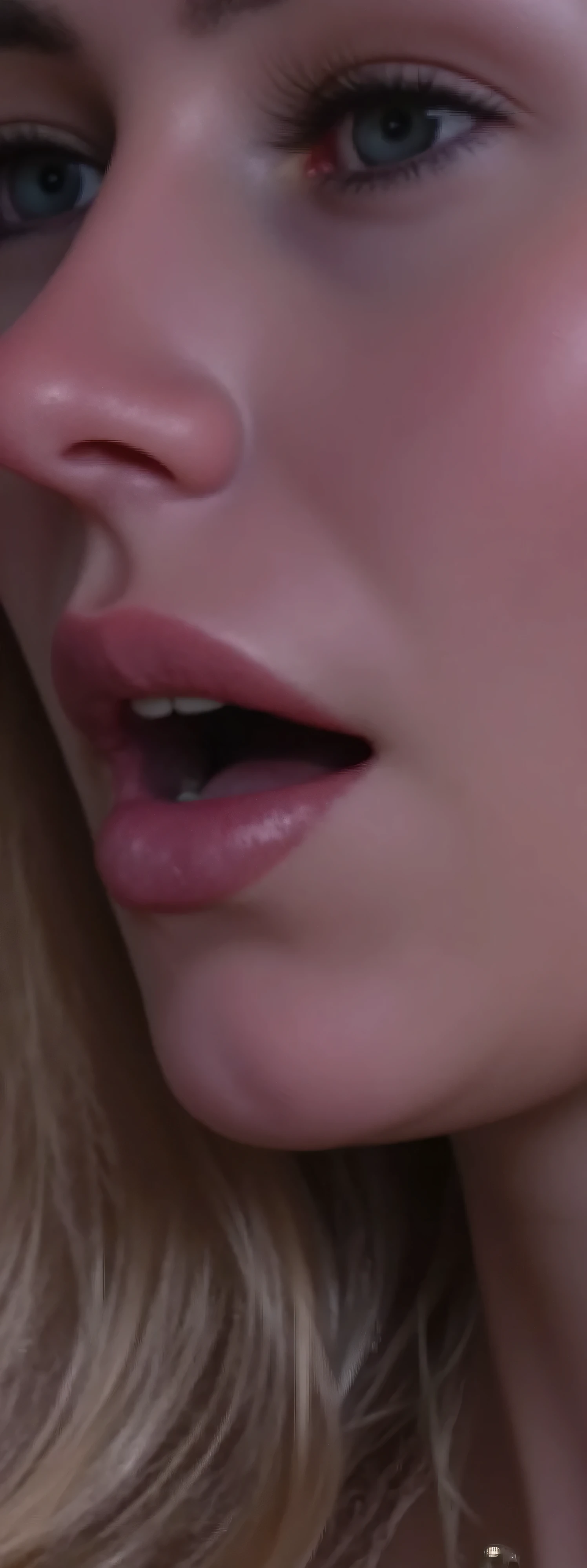 Photo the k4th3rynw , Blonde, From above, Pov, slim, naked, In a bed, realist, on all fours, top down view, very bright, (best quality, 8k, 32k, masterpiece, UHD:1.2), naked, detailed face, sucking the photographers dick, cum all over her face, Pov hands grabbing her head