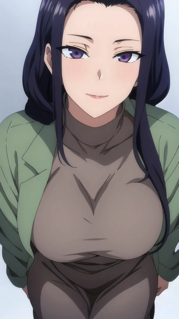 (((Perfect white background))),(erotic posture),(Beautiful posture),((1 girl)),((8K)),(masterpiece), (((Best quality))), (ultra detailed), ((highly detailed computer illustration)), ((Extraordinarily gentle and beautiful face)),(( Extremely embarrassed face))), ((Cheeks become very red)), ((hides big breasts)) ,(Different emotions),((Eyes drawn in manga style)),((Brasang style medium eyes)), (((long black straight hair down to the waist, ponytail hairstyle) )),((Purple eyes) ), (Detailed crotch),((covers the chest and groin)), ((very sad eyebrows)), (tense face),((Random pose)), Mouth is not very open, (((single character concepts))), ((how many different poses)) , (full height:1.1) , ((stripping clothes)) , (((cover your chest with your hand:1.5))). 