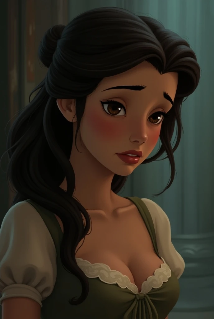 Jane porter nude making love with Tarzan in the dark rainy jungle 
