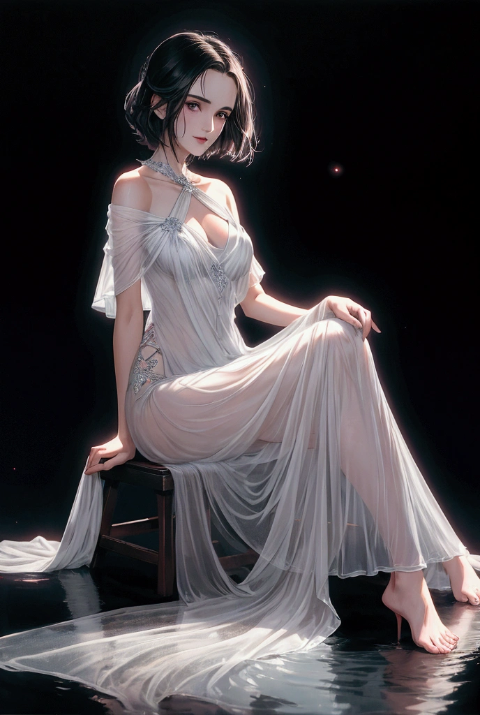 Full body view, naked,