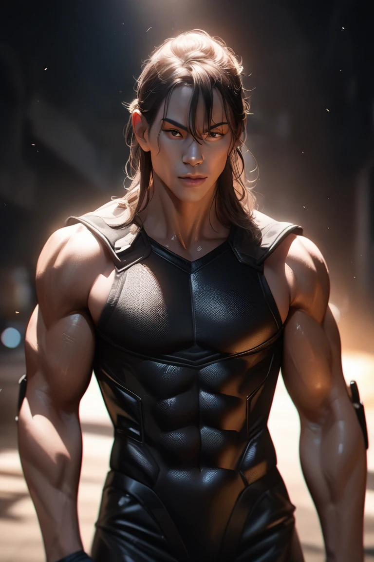 Muscles bulge Clothes are cracked Juvenile skin is brown
